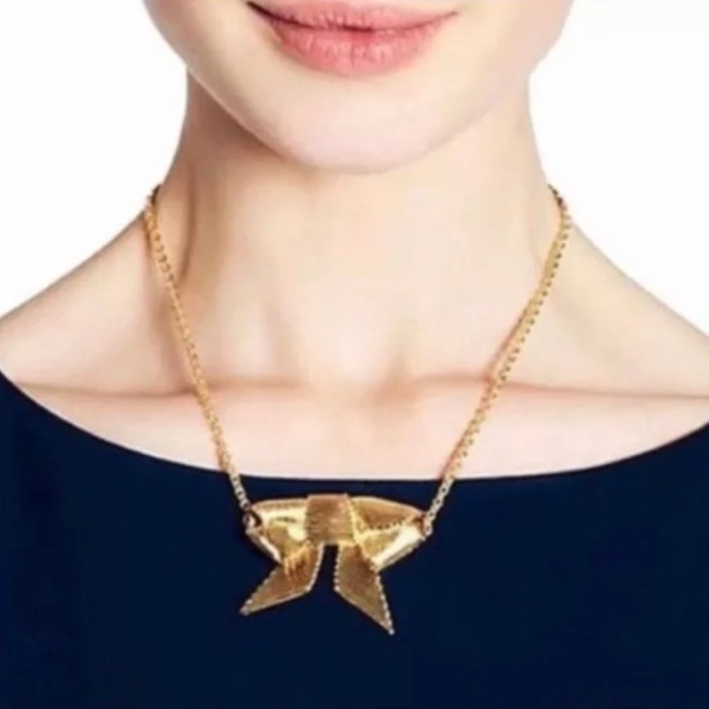 Kate Spade  Bow Necklace - Picture 2 of 6